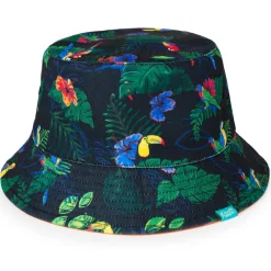 Accessories|Accessories|RSVLTS Two Tickets To Parrotise – Reversible Bucket Hat
