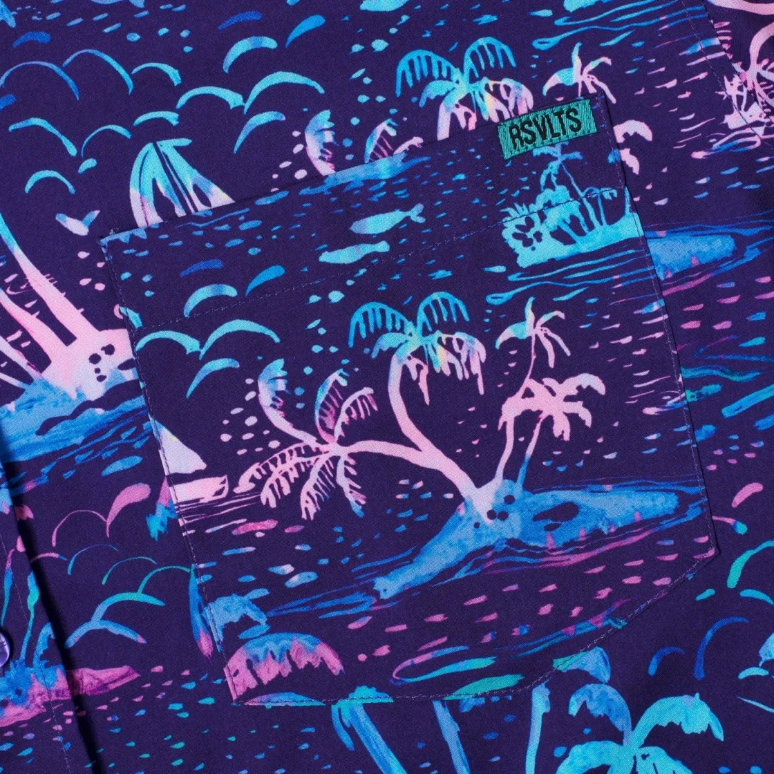 Short Sleeve Shirts|Short Sleeves|RSVLTS UV Vibin' (Purple) – KUNUFLEX Short Sleeve Shirt (Final Sale)