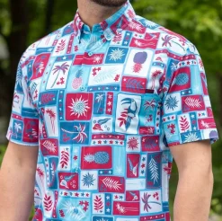 Short Sleeve Shirts|Americana|RSVLTS Vacation Nation – KUNUFLEX Short Sleeve Shirt