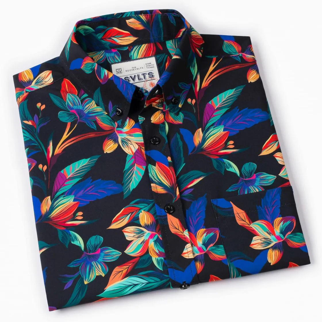 Short Sleeve Shirts|Short Sleeves|RSVLTS Vibrant Bloom – KUNUFLEX Short Sleeve Shirt