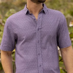 Short Sleeve Shirts|Bamboo|RSVLTS Violet Vacay – Bamboo Short Sleeve Shirt