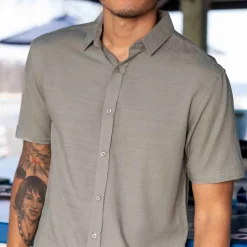 Short Sleeve Shirts|Matching Sets|RSVLTS Volcanic Ash – Bamboo Short Sleeve Shirt