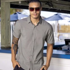 Short Sleeve Shirts|Matching Sets|RSVLTS Volcanic Ash – Bamboo Short Sleeve Shirt