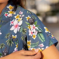 Short Sleeve Shirts|Rsvlts|RSVLTS Wander Laos – Women's KUNUFLEX Short Sleeve Shirt