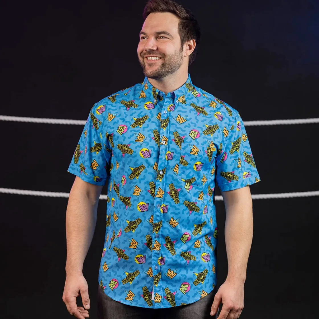 Wwe|Matching Sets|WWE "In Your House" – KUNUFLEX Short Sleeve Shirt