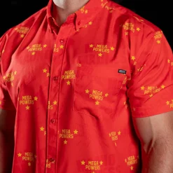 Wwe|Short Sleeves|WWE "Mega Powers" – KUNUFLEX Short Sleeve Shirt