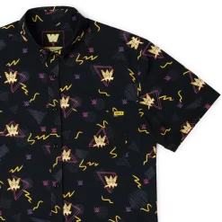 Wwe|Short Sleeves|WWE "Retro Wrestling" – KUNUFLEX Short Sleeve Shirt