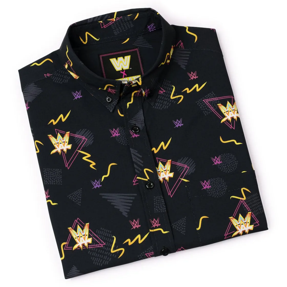 Wwe|Short Sleeves|WWE "Retro Wrestling" – KUNUFLEX Short Sleeve Shirt