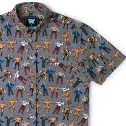 Wwe|Short Sleeves|WWE "Rubber Match" – KUNUFLEX Short Sleeve Shirt