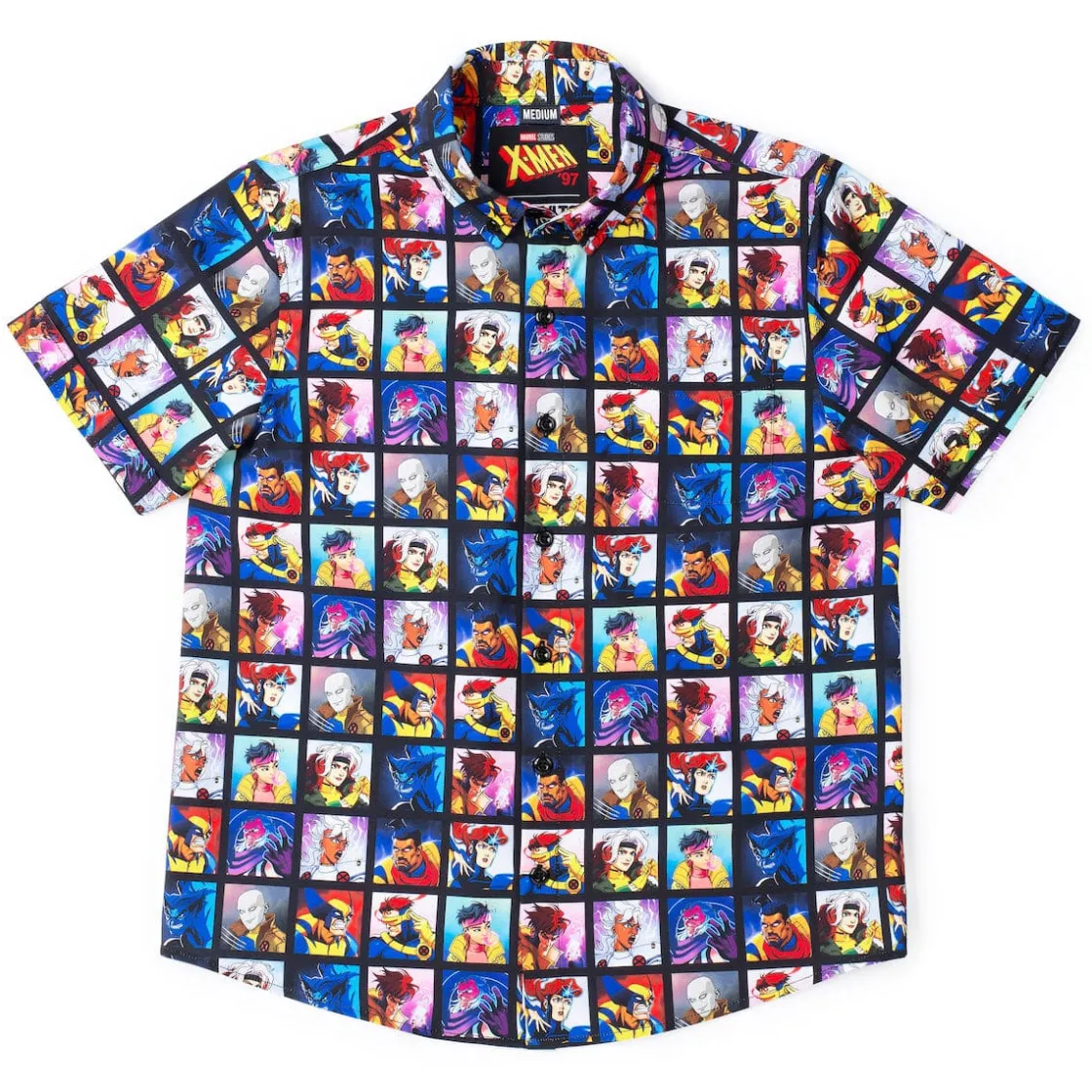 X-men|Marvel|Marvel X-Men ‘97 "Uncanny Collage" – Youth KUNUFLEX Short Sleeve Shirt