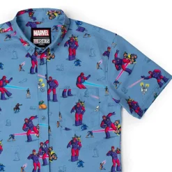 X-men|Marvel|Marvel X-Men “Night of the Sentinels” – KUNUFLEX Short Sleeve Shirt