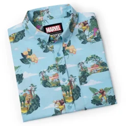 X-men|Marvel|Marvel X-Men “Savage Land” – KUNUFLEX Short Sleeve Shirt