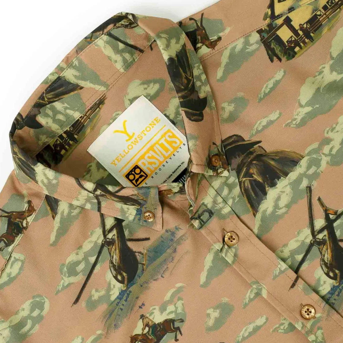 Yellowstone|Americana|Yellowstone "Dutton Ranch" – KUNUFLEX Short Sleeve Shirt