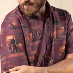 Yellowstone|Americana|Yellowstone "Tough & Merciless" – KUNUFLEX Short Sleeve Shirt