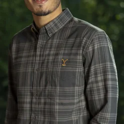 Yellowstone|Long Sleeves|Yellowstone "Worth Fighting For" - BorlandFlex™ Long Sleeve Flannel