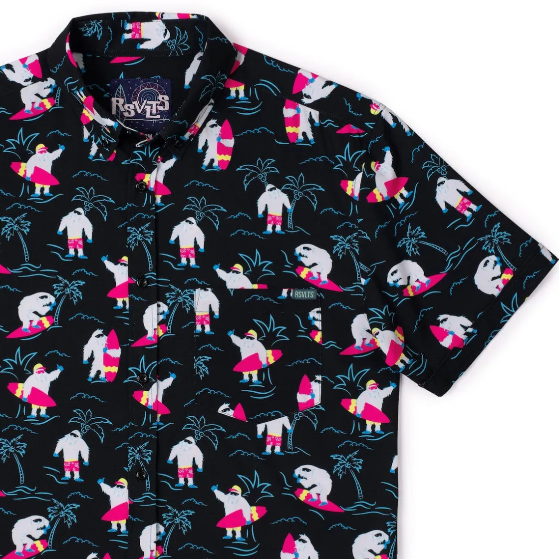 Short Sleeve Shirts|Matching Sets|RSVLTS Yeti Gets Pitted – KUNUFLEX Short Sleeve Shirt