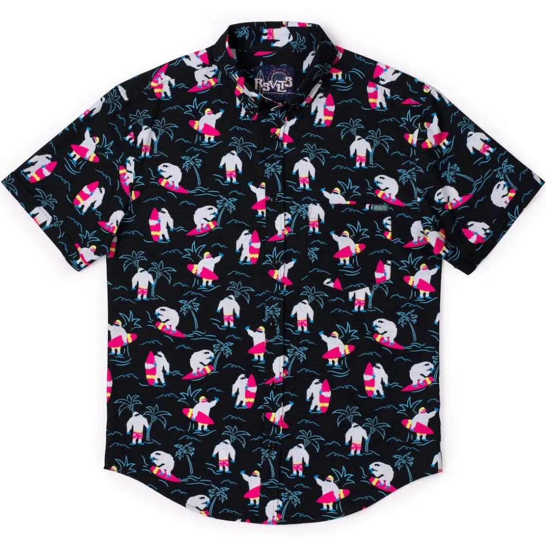Short Sleeve Shirts|Matching Sets|RSVLTS Yeti Gets Pitted – KUNUFLEX Short Sleeve Shirt