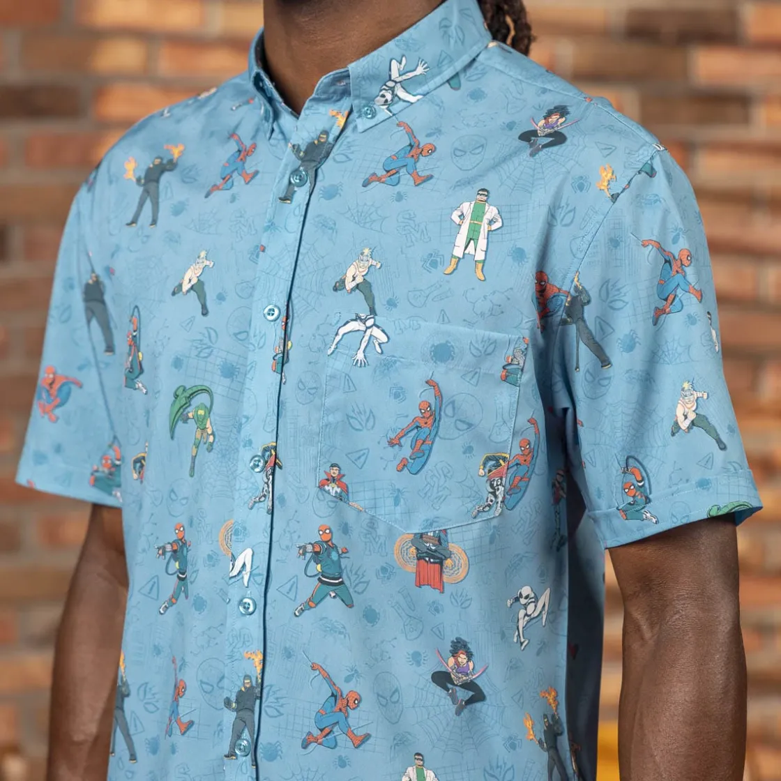 Spider-man|Marvel|Marvel Your Friendly Neighborhood Spider-Man "After-School Activities" – KUNUFLEX Short Sleeve Shirt