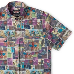 Spider-man|Marvel|Marvel Your Friendly Neighborhood Spider-Man "In the Swing of Things" – KUNUFLEX Short Sleeve Shirt