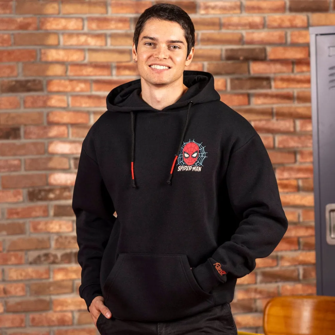 Spider-man|Marvel|Marvel Your Friendly Neighborhood Spider-Man "Hey, Neighbor!" – Classic Hoodie