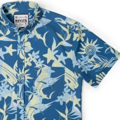 Short Sleeve Shirts|Short Sleeves|RSVLTS You’ve Got Sail – KUNUFLEX Short Sleeve Shirt