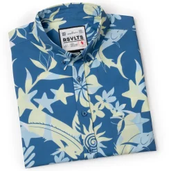 Short Sleeve Shirts|Short Sleeves|RSVLTS You’ve Got Sail – KUNUFLEX Short Sleeve Shirt